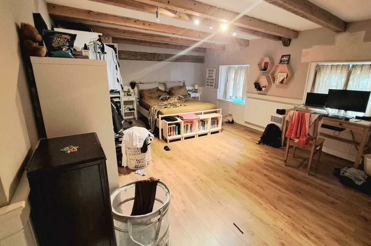 Schlafzimmer Transformation vorher