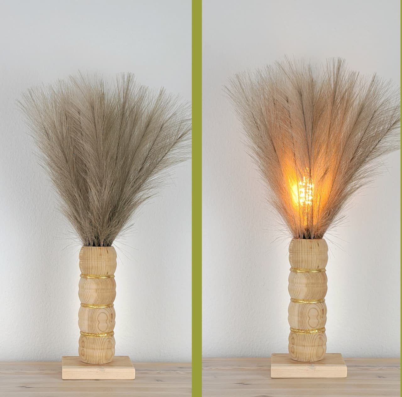 Dune Flame – Designlampe und ReLight Unikat