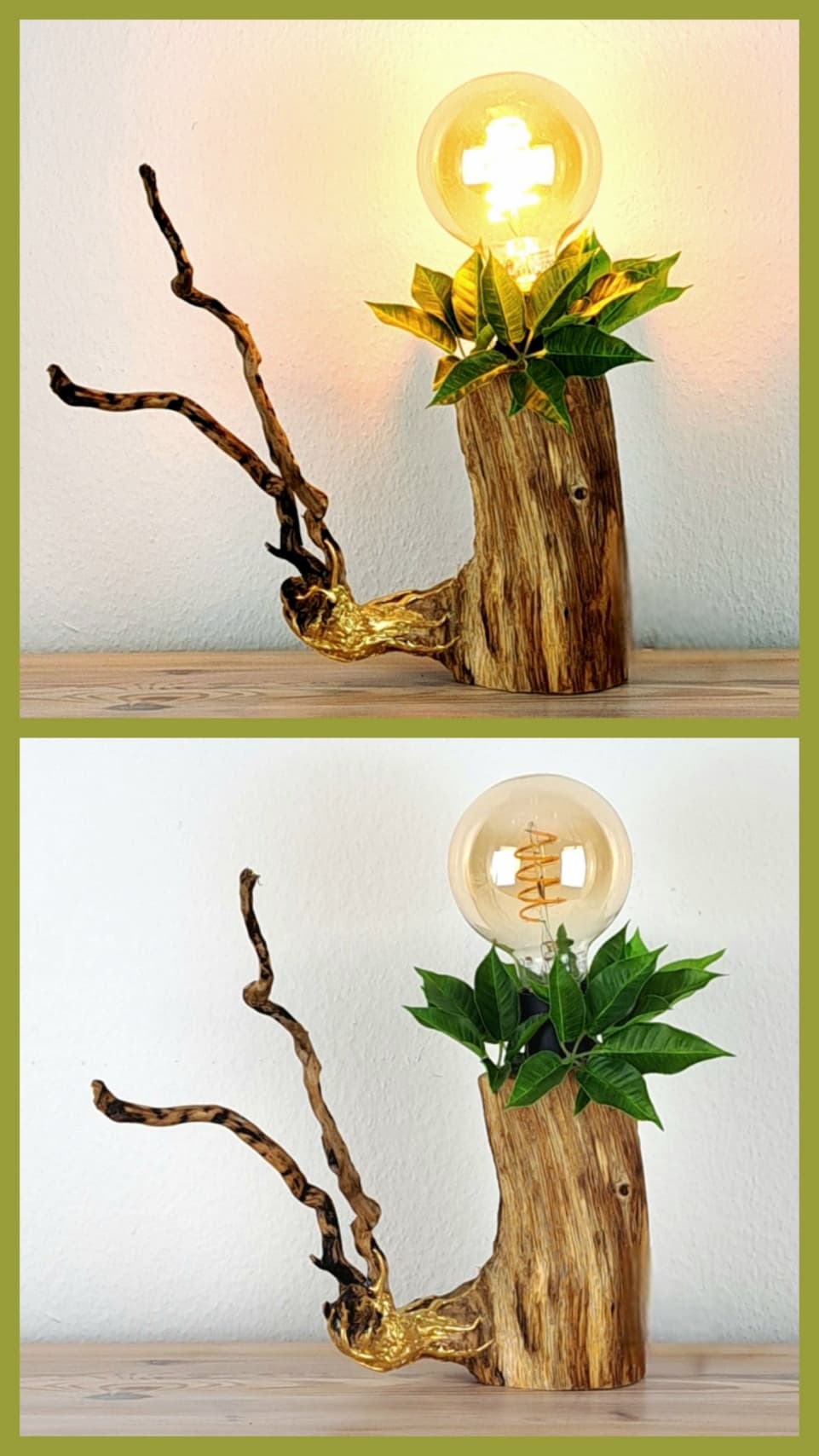 Urban Jungle Light – Designlampe und ReLight Unikat
