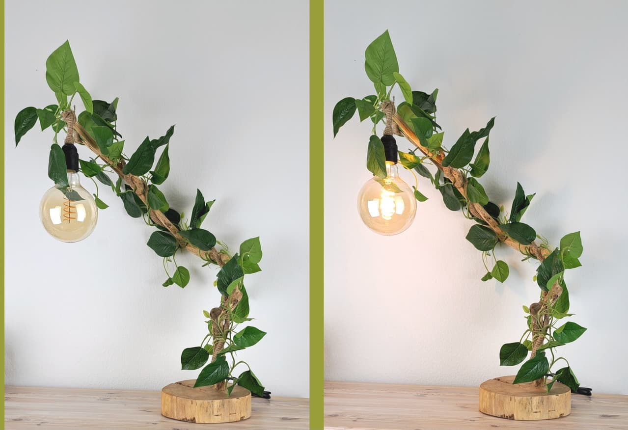 Jungle Drift – Designlampe und ReLight Unikat