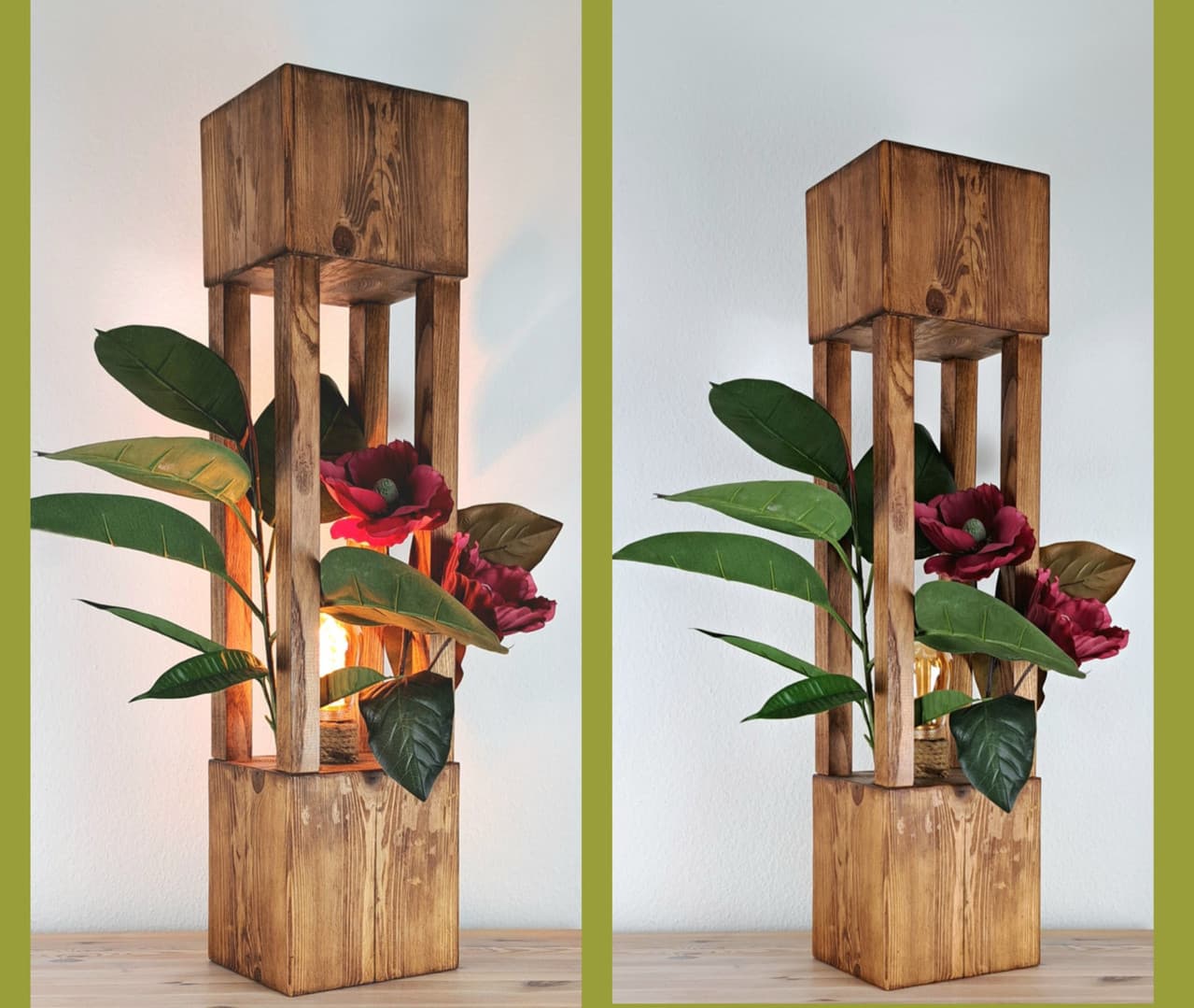 Blossom Glow – Designlampe und ReLight Unikat