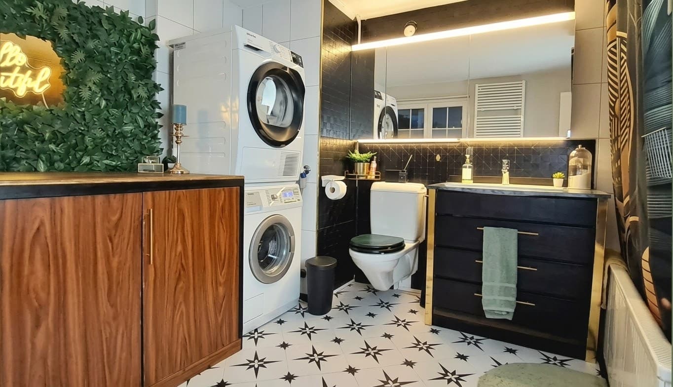 Badezimmer Transformation nachher